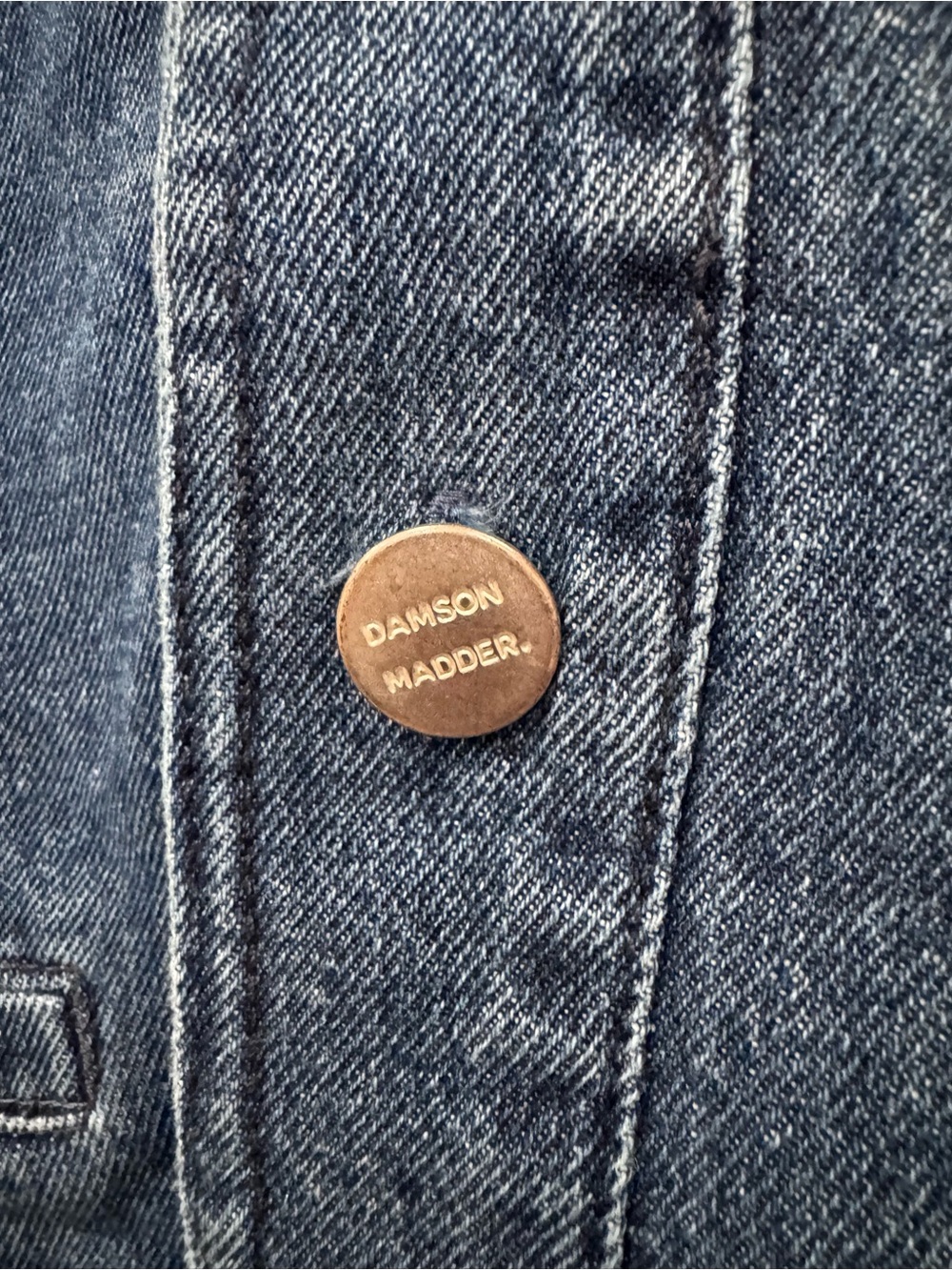 Damson Madder Braided Denim Vest — Size 12 - Picture 2 of 4